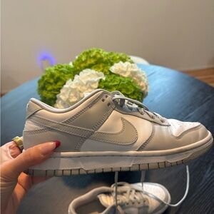 Nike Women's Gray and White Sneakers